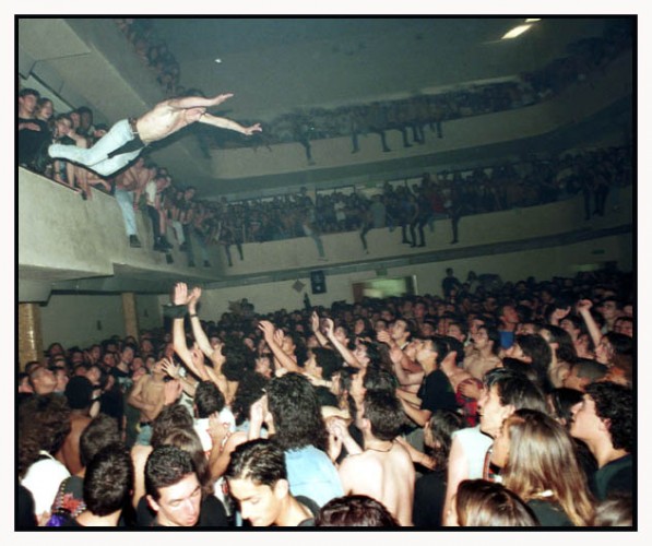 mosh pits at sleep concert