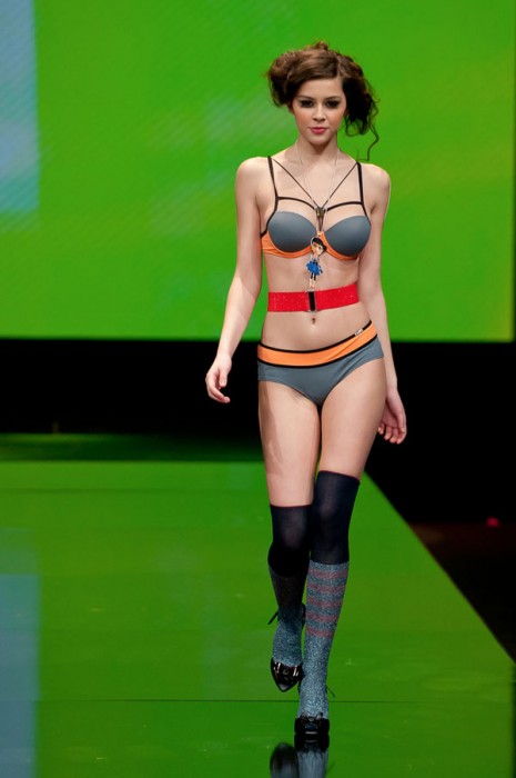 runway underwear models