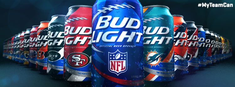 Bud Light cans